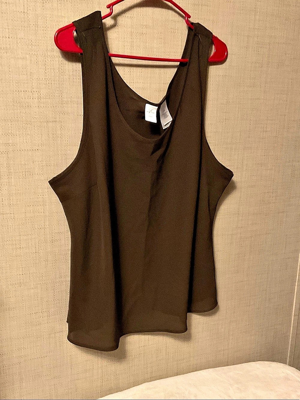 Emma James Brown Sleeveless Tank Top Size 22W